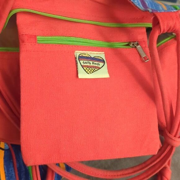 Sally Hess‎ 90s rainbow vintage seashell beach bag - Picture 4 of 12